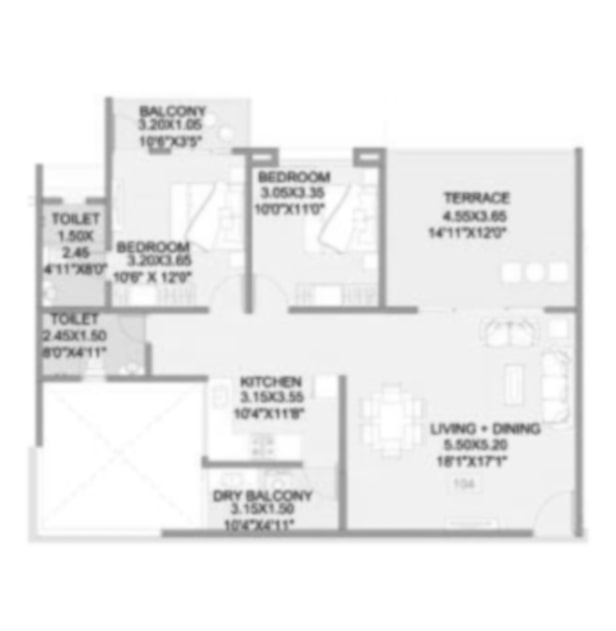 Sukhwani 97 Sepia 2 BHK